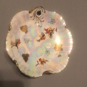 SOLD Fall Autumn plate decor or candy dish